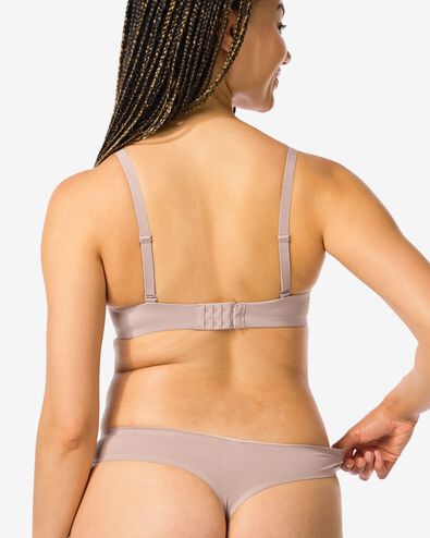 string femme second skin en micro beige - 1000011234 - HEMA