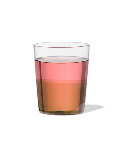 waterglas 320ml Tafelgenoten glas met groen - 9401130 - HEMA