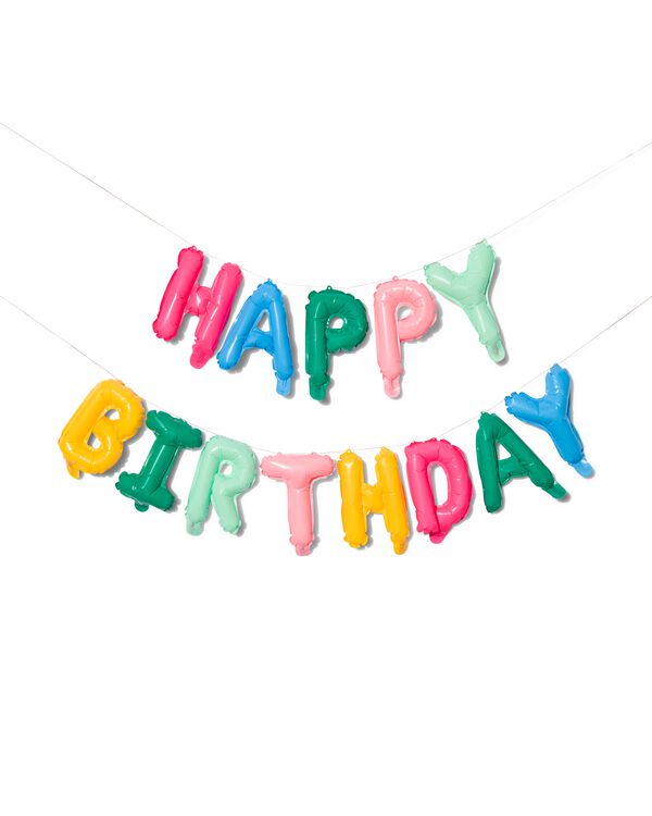 ballon alu Happy Birthday - 14200196 - HEMA