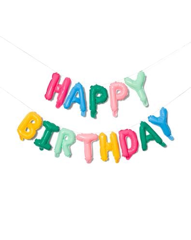 ballon alu Happy Birthday - 14200196 - HEMA