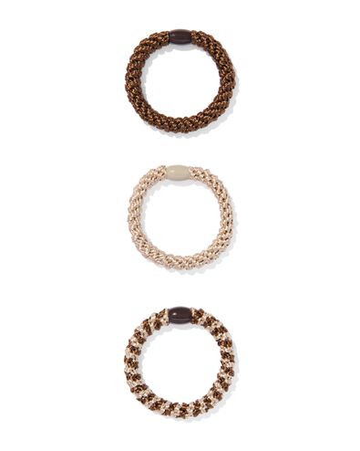 gevlochten haarelastieken - 3 stuks - 11870078 - HEMA