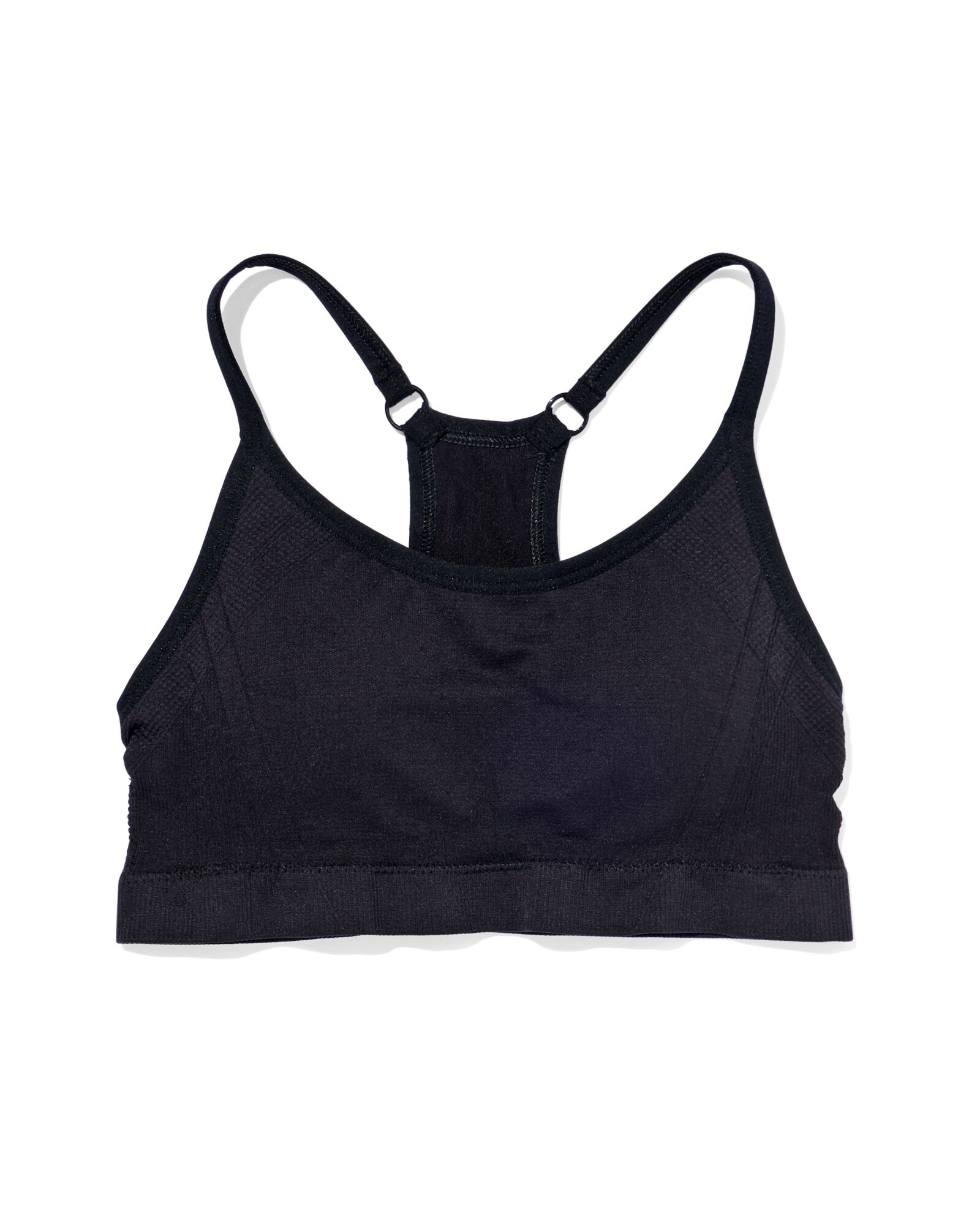 haut de sport light support sans armature ni couture noir - 21730110BLACK - HEMA