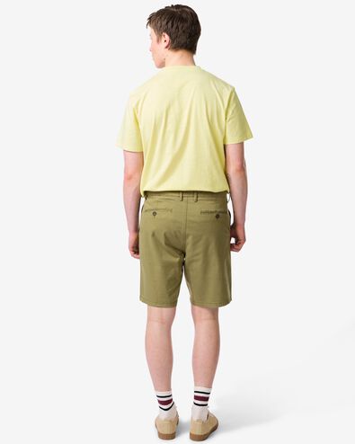 short homme Charly coupe r&eacute;guli&egrave;re chino vert moyen vert moyen - 2140910MIDGREEN - HEMA