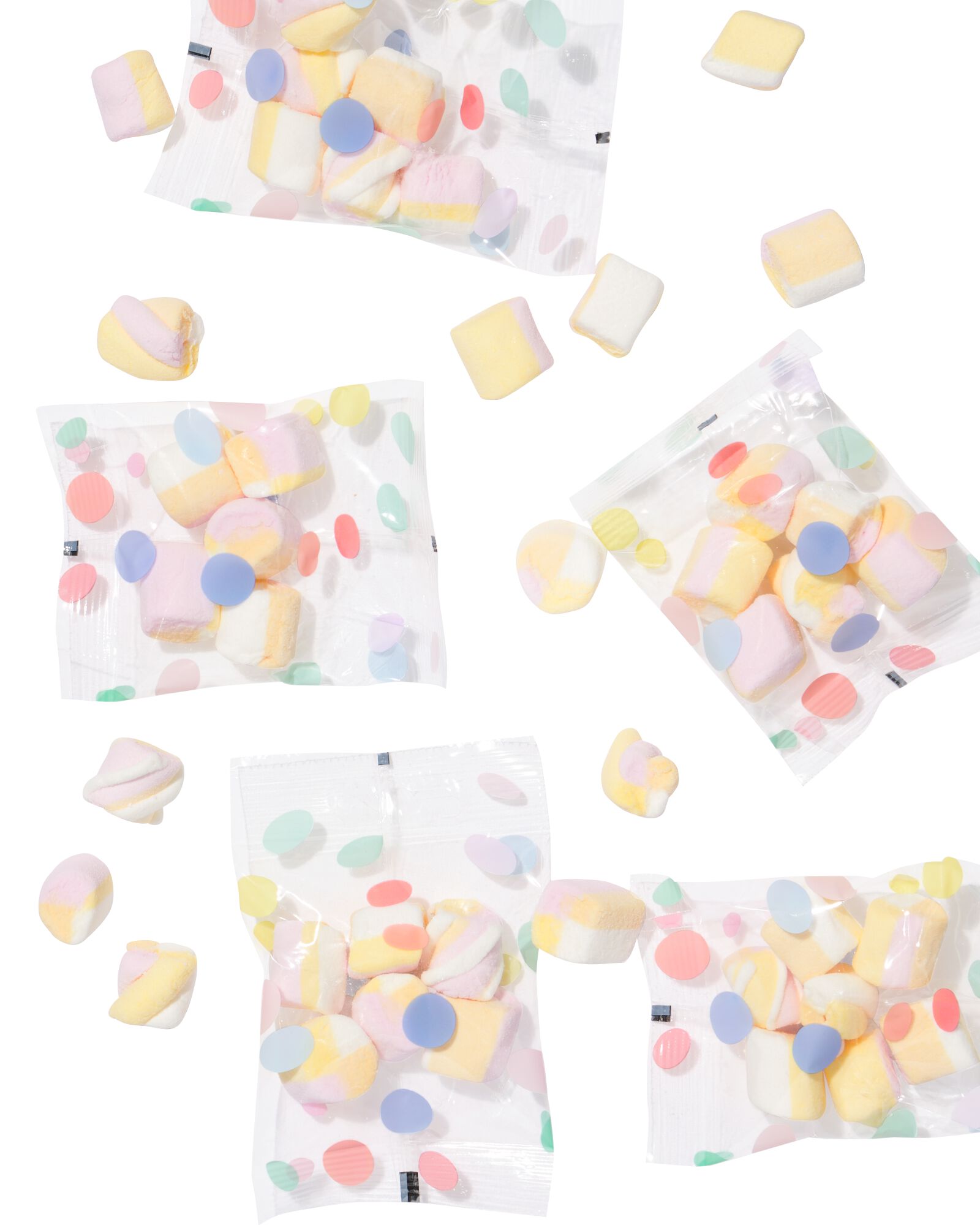 sachet &agrave; distribuer de mini-guimauves - 6 pi&egrave;ces - 10200208 - HEMA