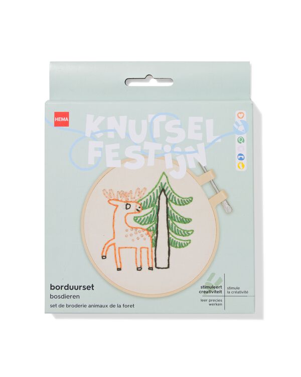 kit de broderie animaux de la forêt - 15900357 - HEMA