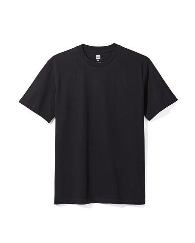 t-shirt homme Elias coupe d&eacute;contract&eacute;e  noir noir - 2129970BLACK - HEMA