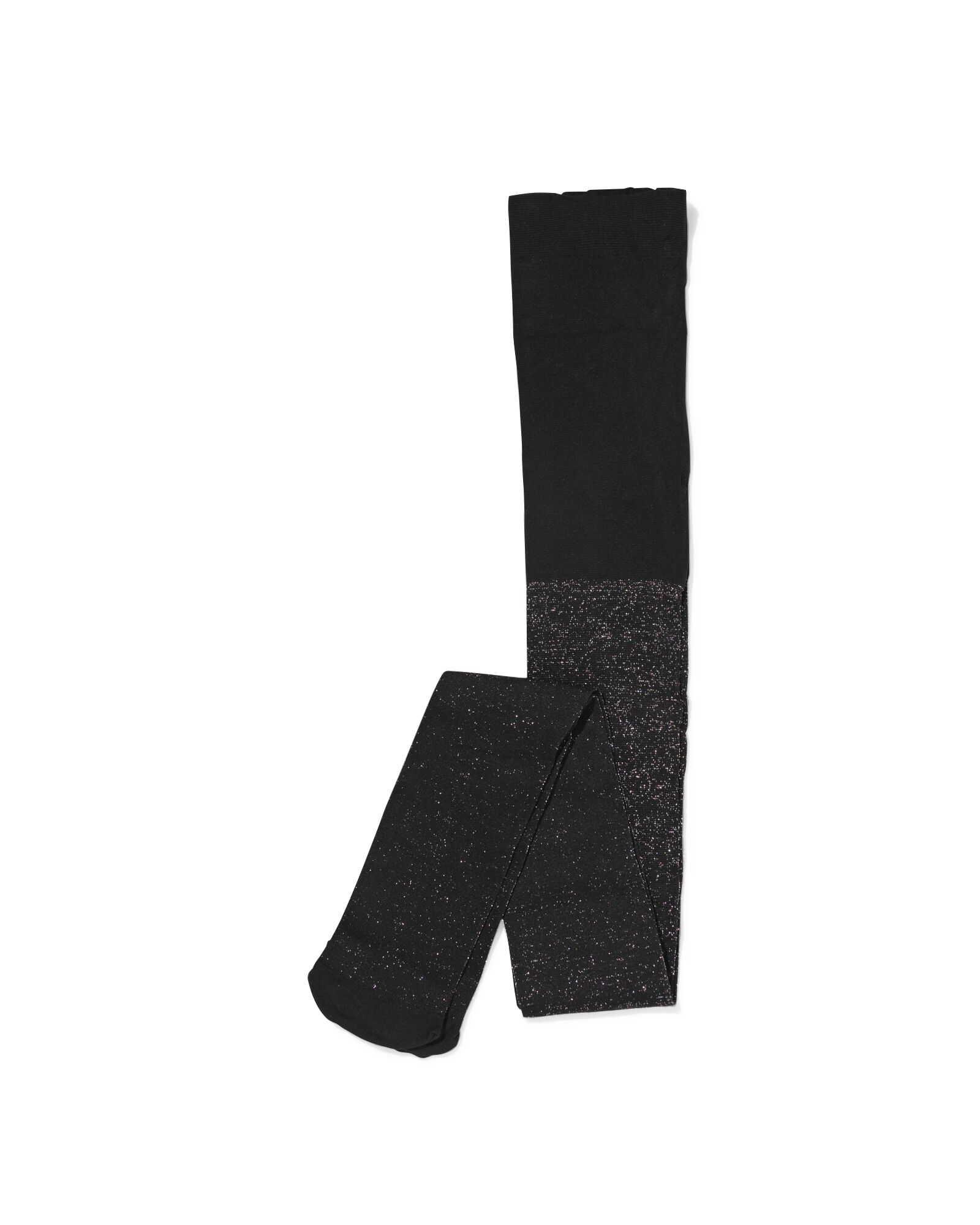 Kinder-Strumpfhose, 90 Denier, Glitzer schwarz schwarz - 4380170BLACK - HEMA
