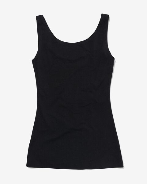 medium corrigerend hemd zwart XL - 21580514 - HEMA