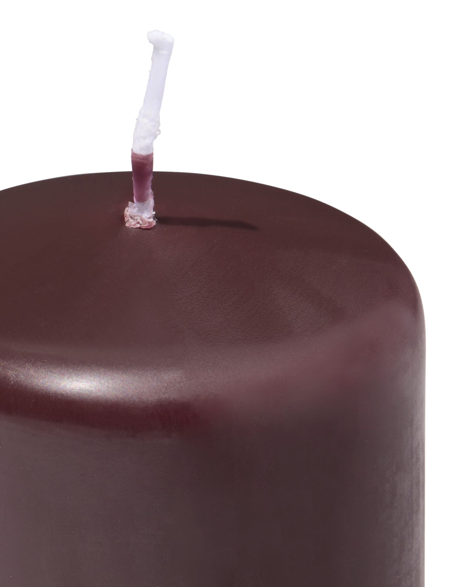 bougie pilier marron foncé 7 x 9 - 13509045 - HEMA