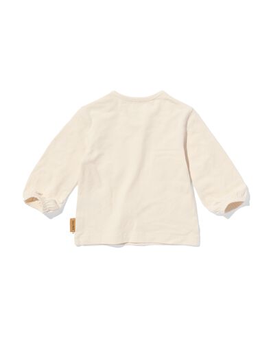 nijntje newborn T-shirt jersey ecru ecru - 33440820ECRU - HEMA
