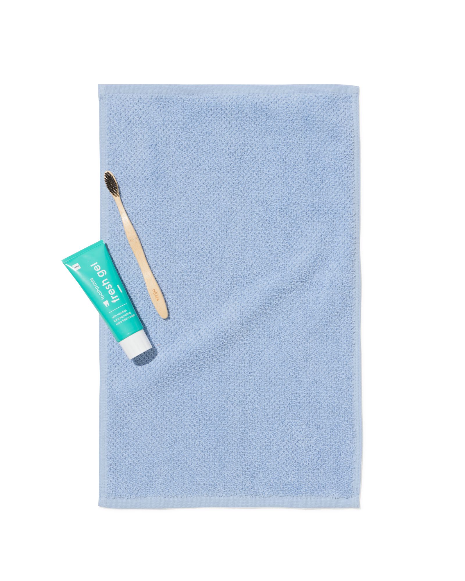 Handtuch, recycelt, Baumwolle hellblau hellblau - 2000000380 - HEMA