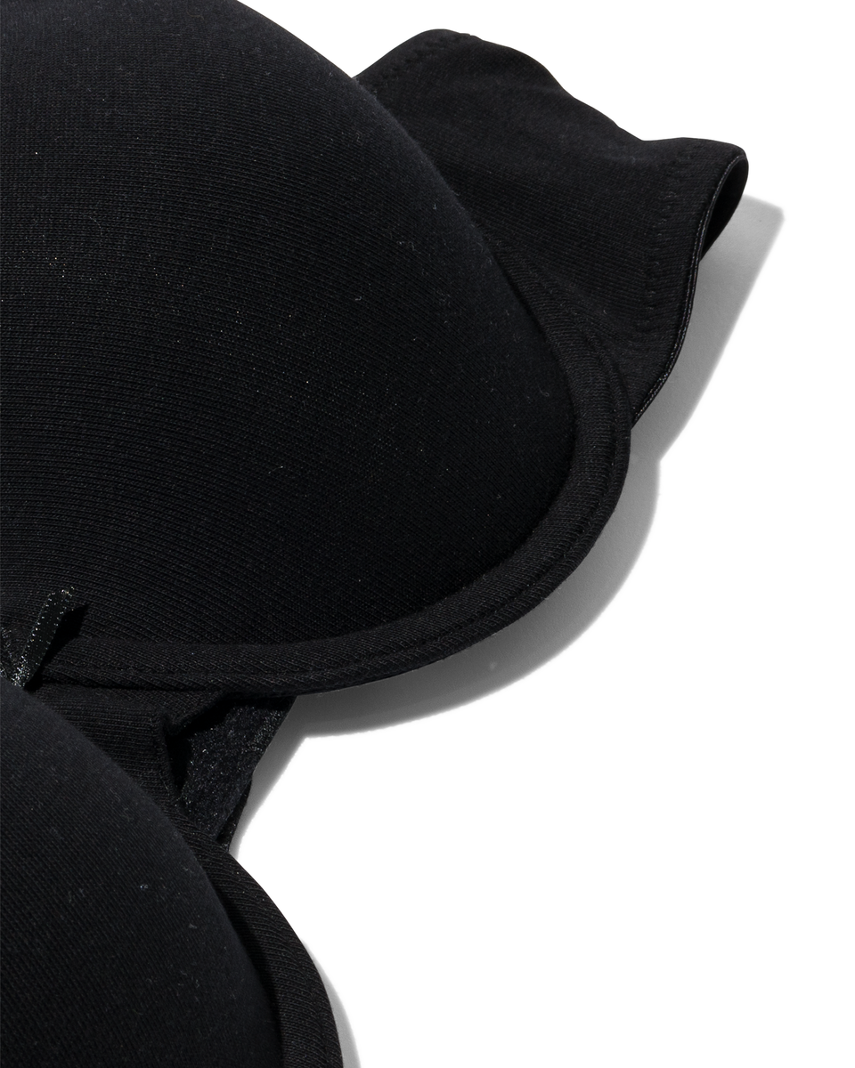 2 soutiens-gorge préformés avec armatures en coton gris chiné 90C - 21821249 - HEMA