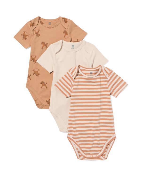 body's hobbelpaard - 3 stuks bruin bruin - 33300250BROWN - HEMA
