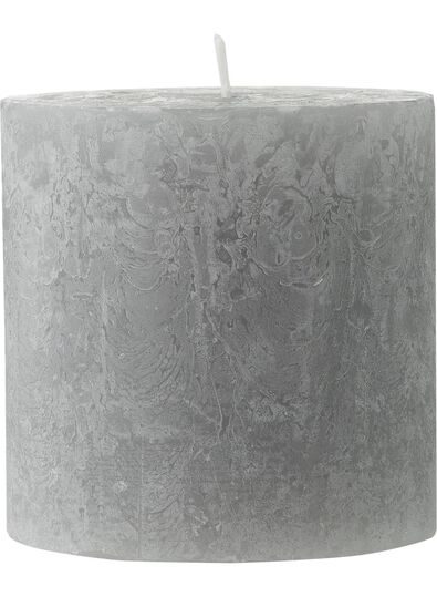 bougies rustiques gris clair - 1000015394 - HEMA
