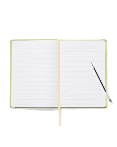 Notizbuch, DIN A5, liniert, Canvas - 14170106 - HEMA