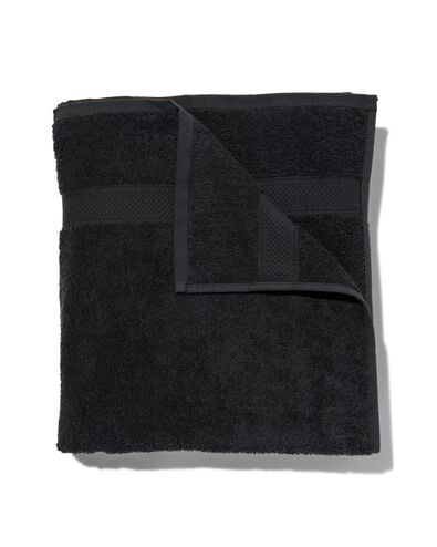 serviette de bain 100x150 qualit&eacute; &eacute;paisse noir noir serviette 100 x 150 - 5230083 - HEMA