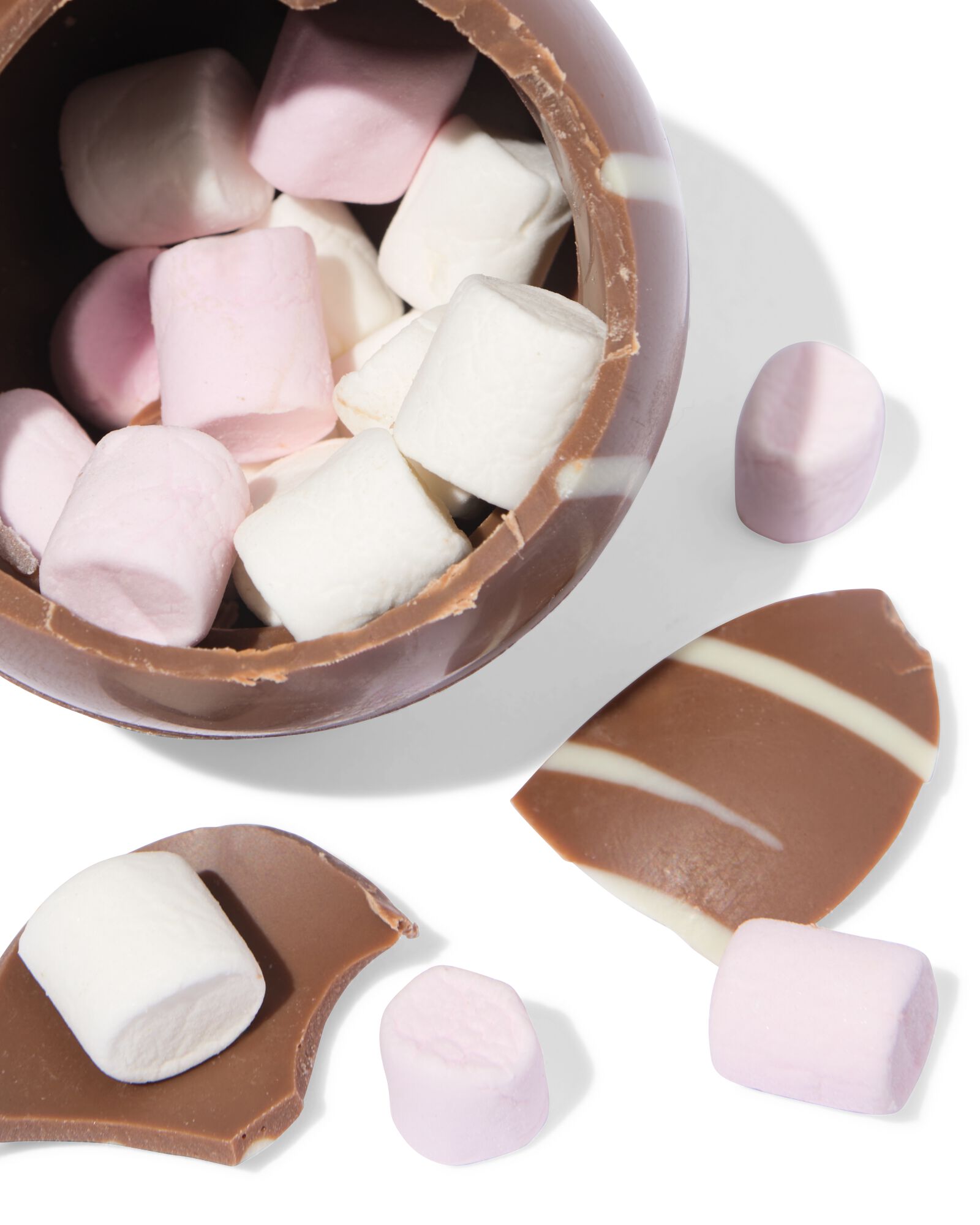 bombe chocolat au lait avec guimauves 45g - 24562505 - HEMA