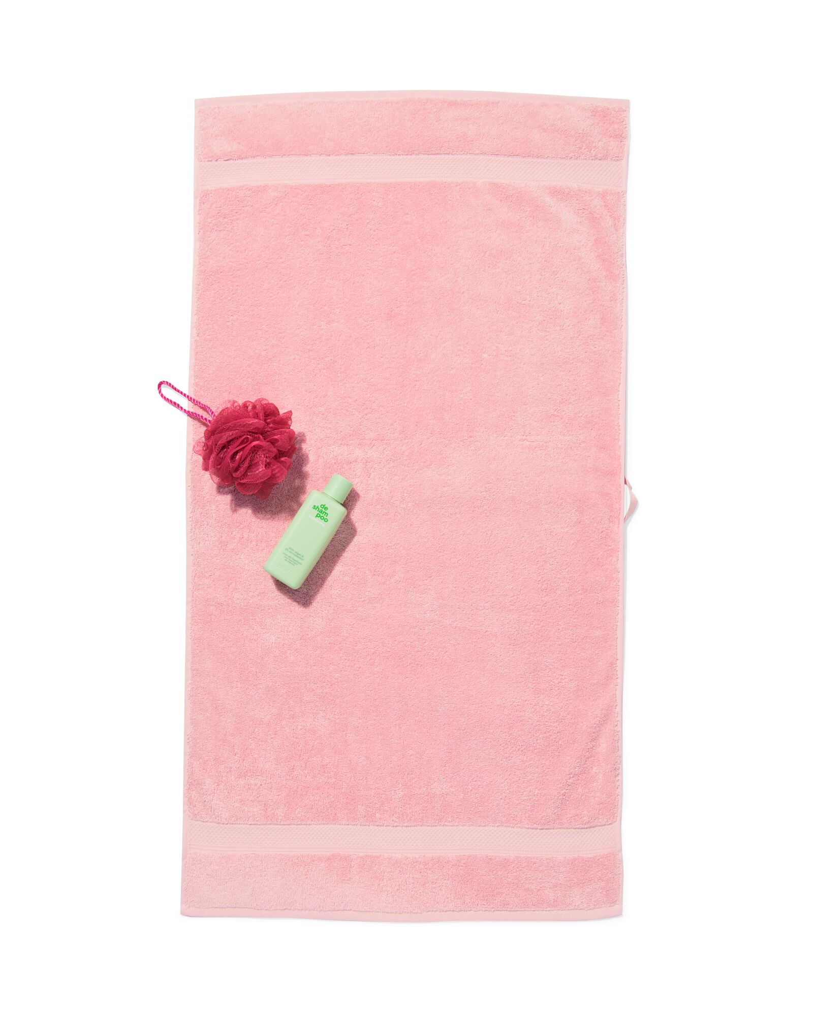 serviettes de bain - qualité épaisse rose clair serviette 60 x 110 - 5282853 - HEMA