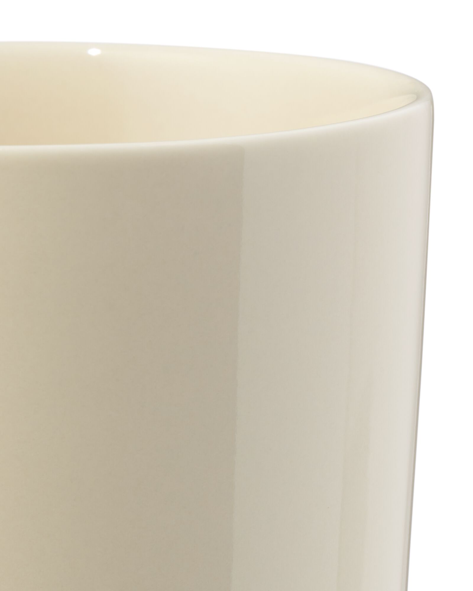 koffiekopje 200ml Knap new bone china geel - 80660308 - HEMA