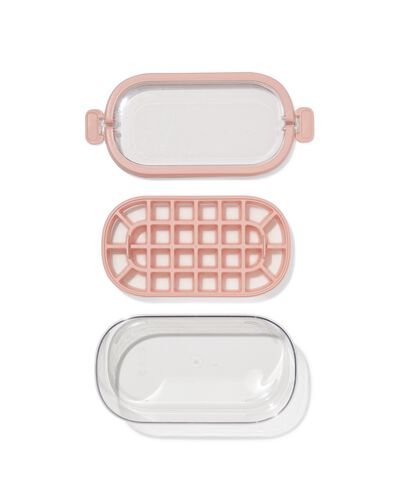 Eisw&uuml;rfelbereiter, 9,6 &times; 22 &times; 11 cm, rosa - 41800282 - HEMA