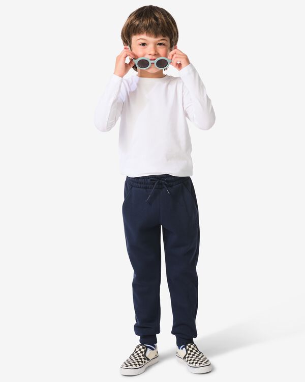 pantalon sweat enfant bleu fonc&eacute; bleu fonc&eacute; - 30747054DARKBLUE - HEMA