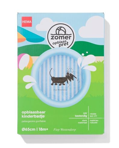 piscine Takkie Ø 65 cm bleu - 15800211 - HEMA