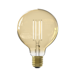 Smart-LED-Lampe, G95, E27, 7 W, 806 lm, Kugellampe, Gold - 20070019 - HEMA