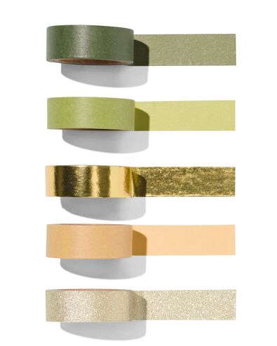 5er-Pack Washi Tape in Ordnungsbox - 14170121 - HEMA