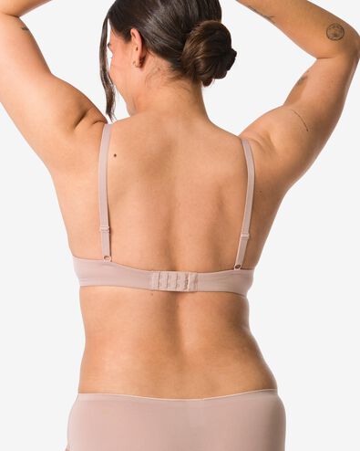 soutien-gorge pr&eacute;form&eacute; avec armatures recycl&eacute;/micro beige - 1000014813 - HEMA