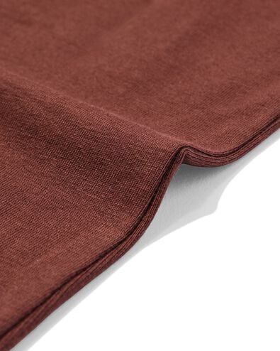 d&eacute;bardeur femme coton bretelles spaghetti marron fonc&eacute; - 19631504DARKBROWN - HEMA