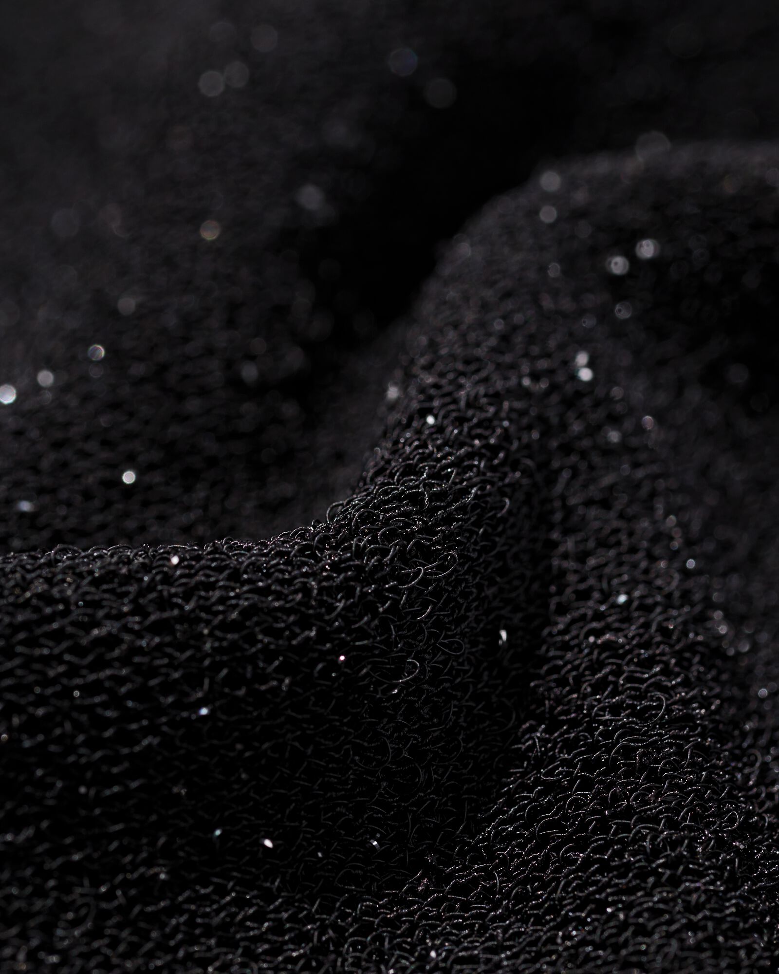 pantalon femme patte d&eacute;l&eacute;phant paillettes noir noir - 1000021698 - HEMA