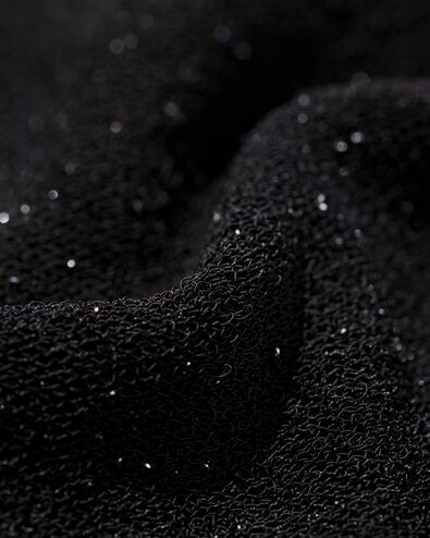 pantalon femme patte d&eacute;l&eacute;phant paillettes noir noir - 1000021698 - HEMA