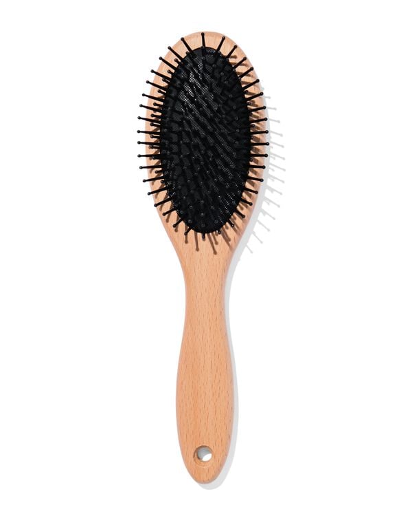 brosse à cheveux en bois - 11810047 - HEMA