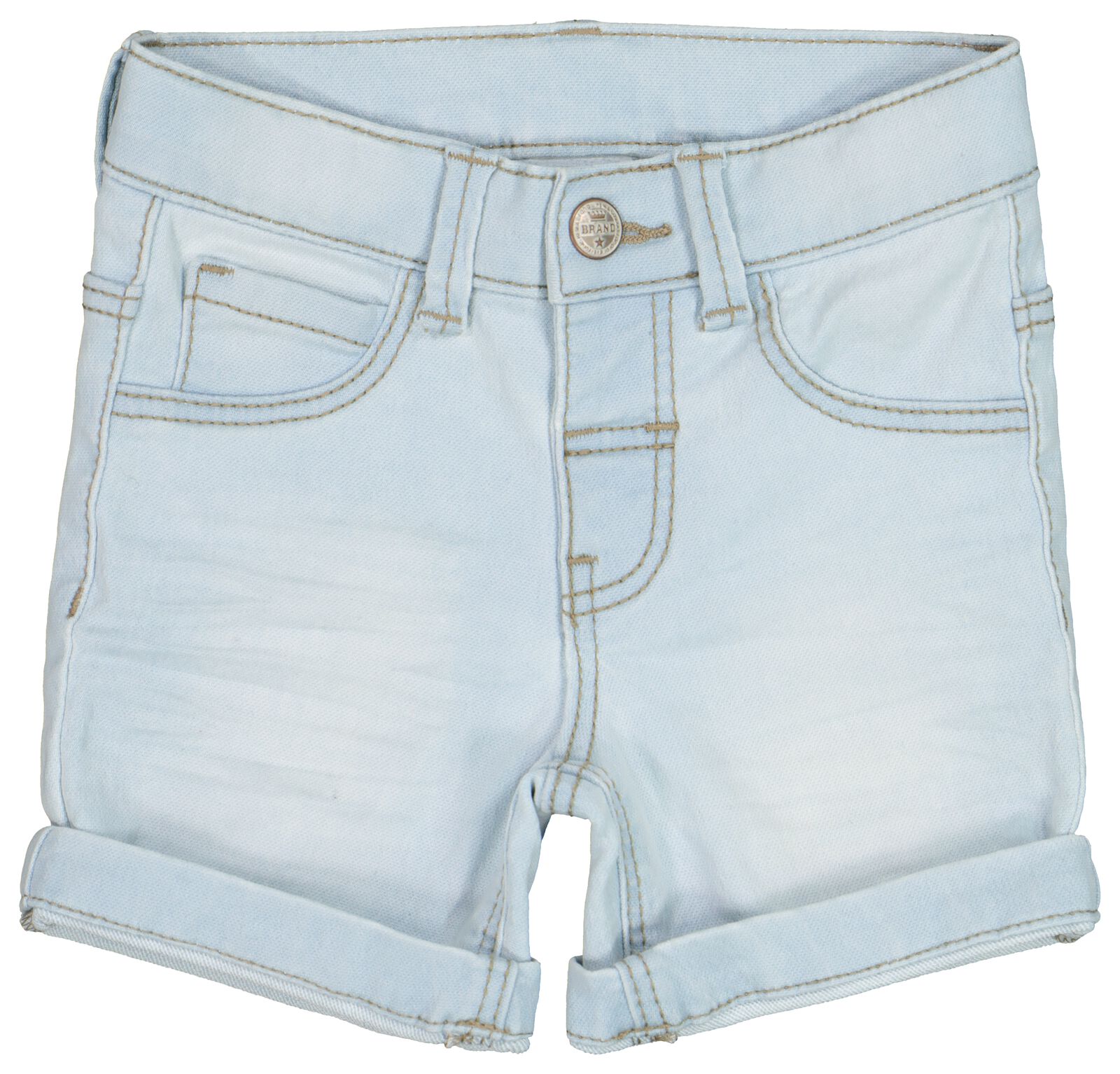 short jog denim b&eacute;b&eacute; bleu clair - 1000017828 - HEMA