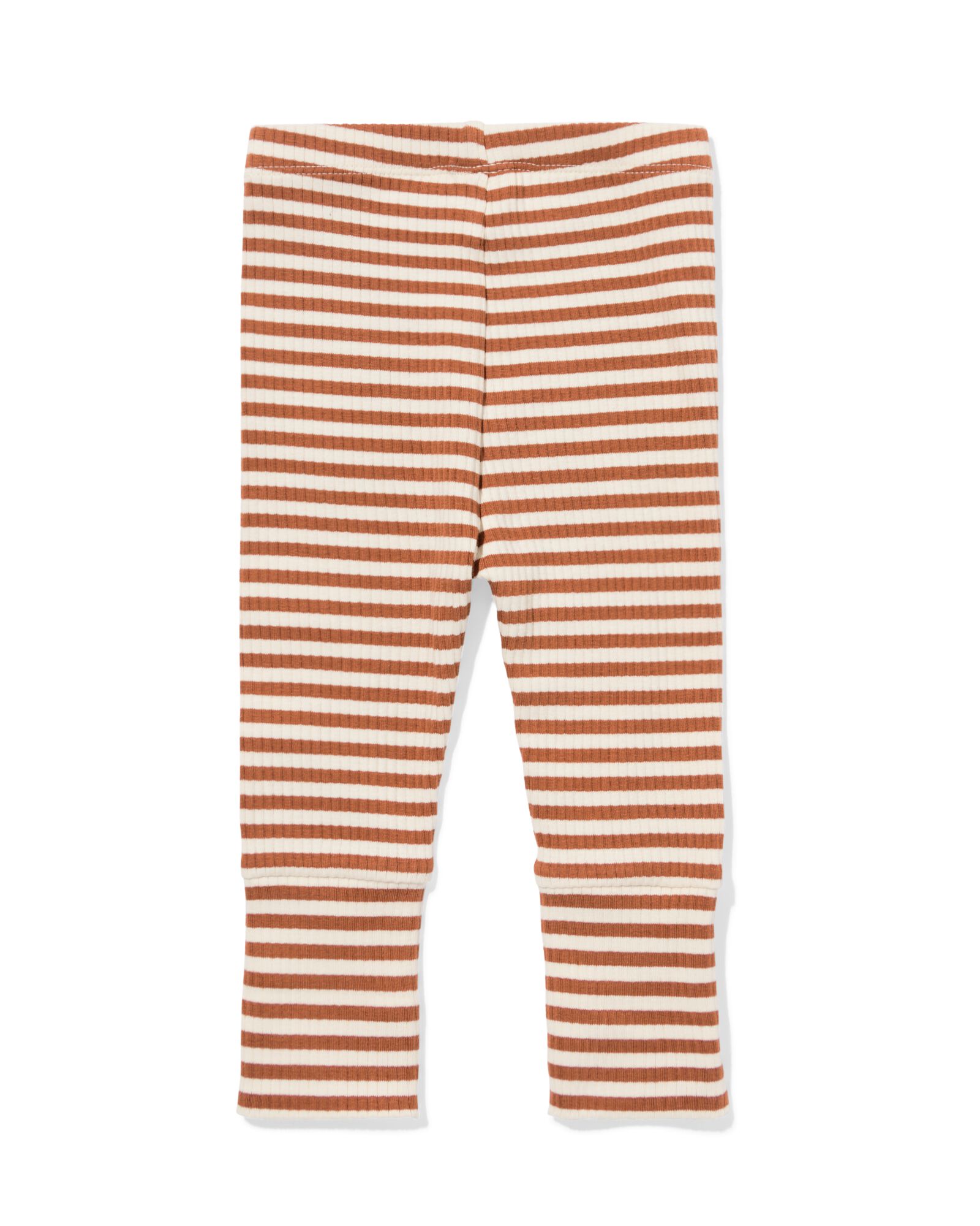 Newborn-Leggings zum Mitwachsen, gestreift braun braun - 33443220BROWN - HEMA