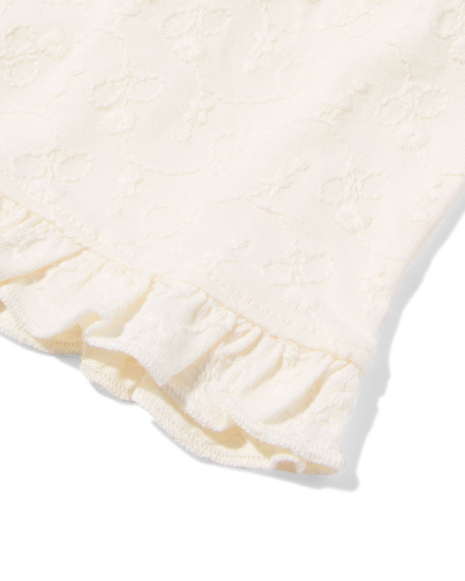bermuda b&eacute;b&eacute; avec broderie blanc cass&eacute; - 33019970OFFWHITE - HEMA