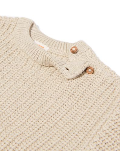 Babypullover aus Grobstrick sandfarben sandfarben - 33185270SAND - HEMA