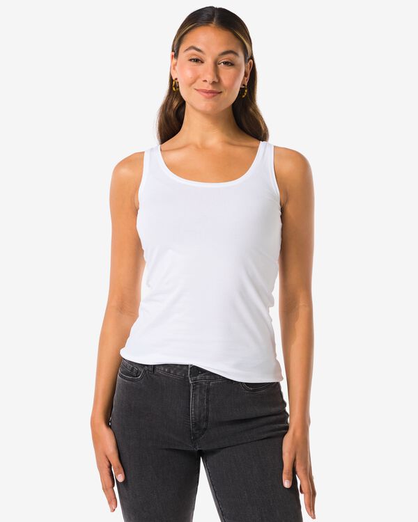 damessinglet wit - 1000004702 - HEMA