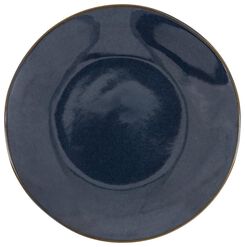 petite assiette - 23 cm - Porto - émail réactif - bleu foncé - 9602216 - HEMA