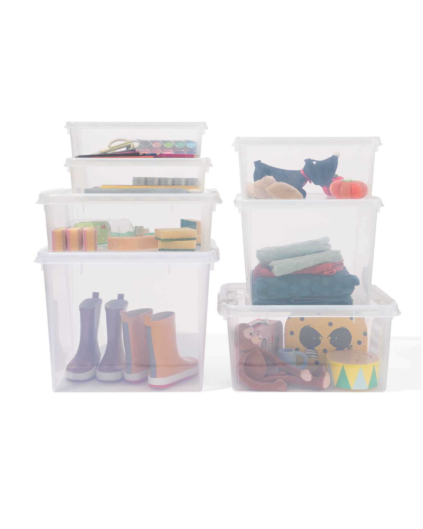 bo&icirc;te de rangement 52L London transparent 50x39x41 50 x 39 x 41 London - 39822321 - HEMA