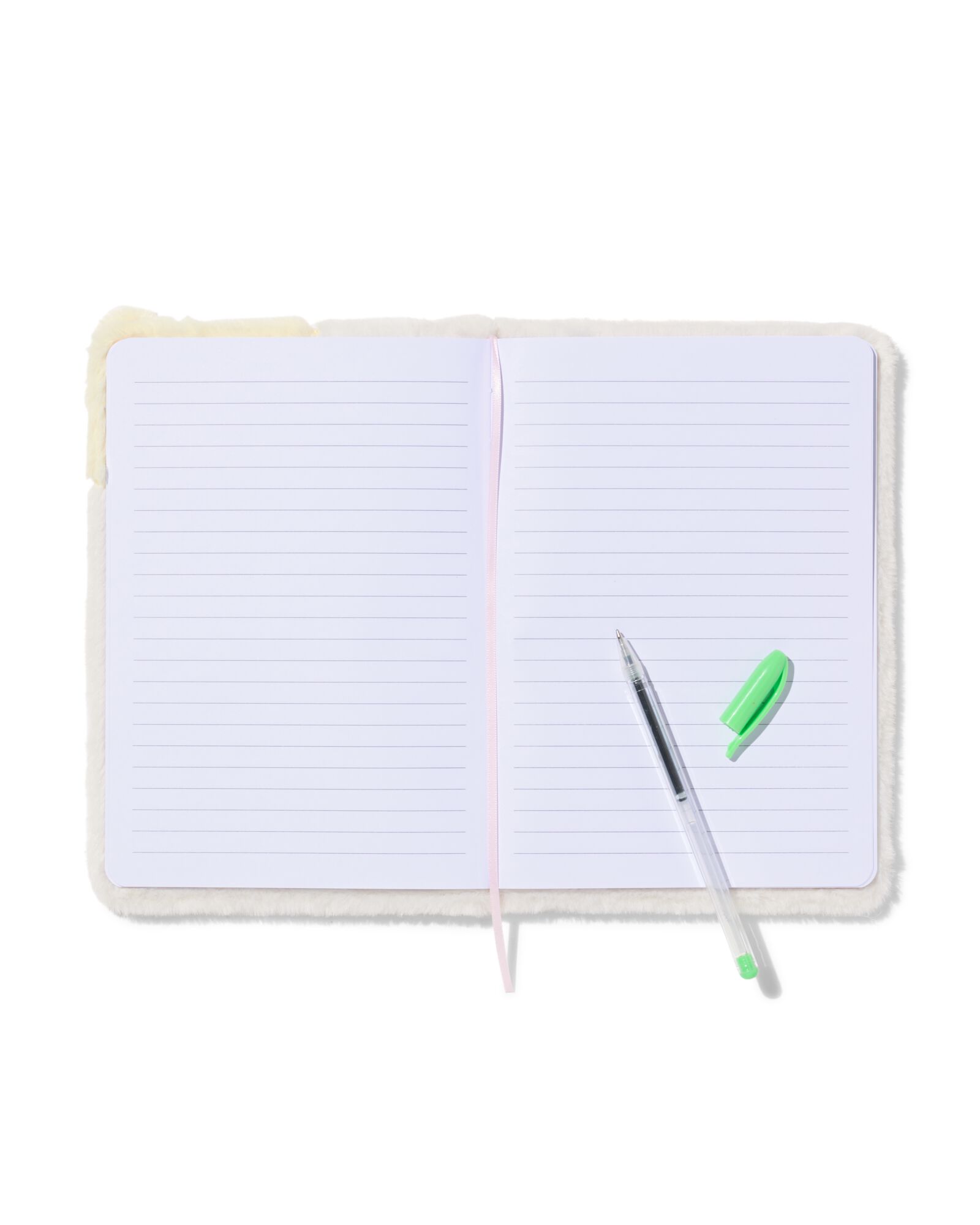 notitieboek A5 gelinieerd fluffy - 14102203 - HEMA