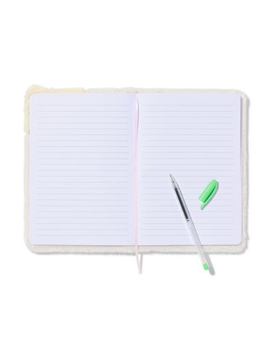 notitieboek A5 gelinieerd fluffy - 14102203 - HEMA
