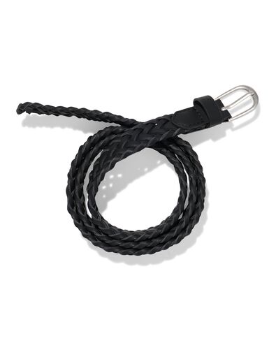 Dameng&uuml;rtel geflochten schwarz schwarz - 16350205BLACK - HEMA