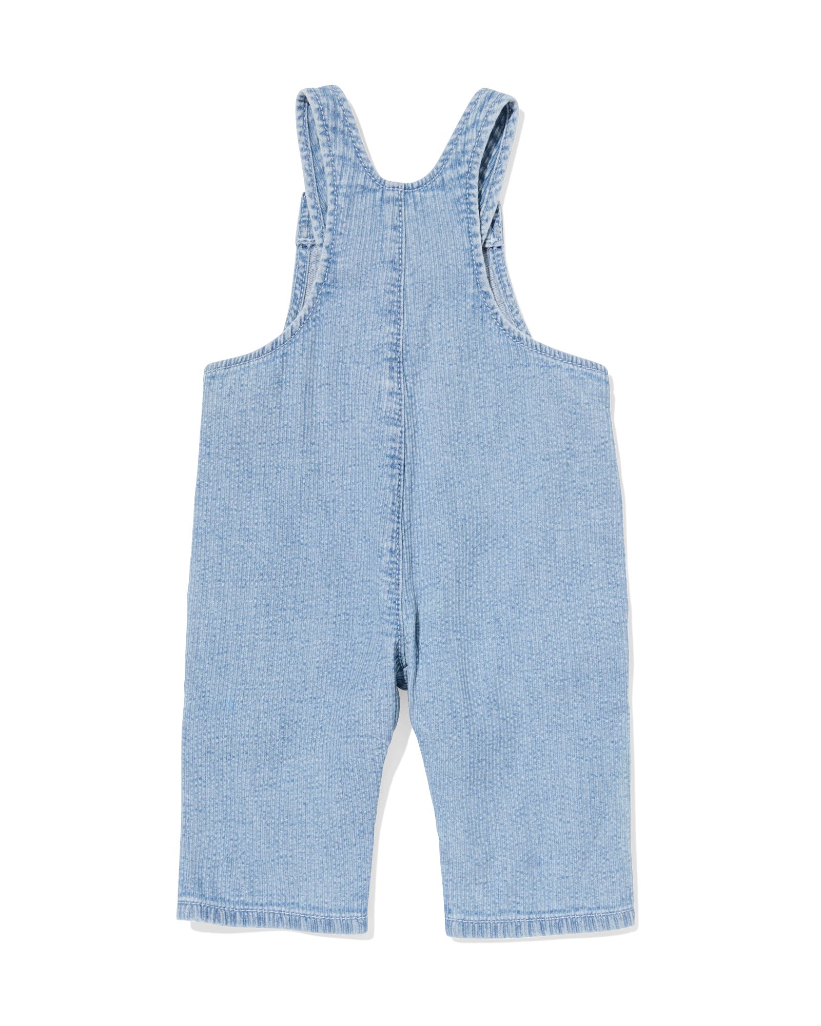 babytuinbroek strepen denim denim - 33184870DENIM - HEMA