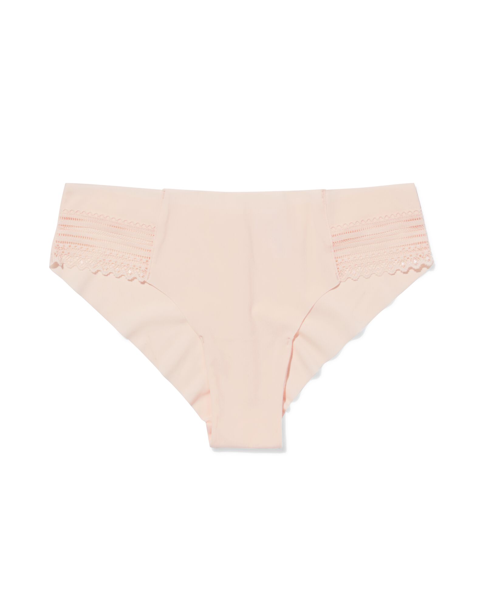 Damen-Brazilian aus Mikrofaser mit Spitze hellrosa - 19680742LIGHTPINK - HEMA