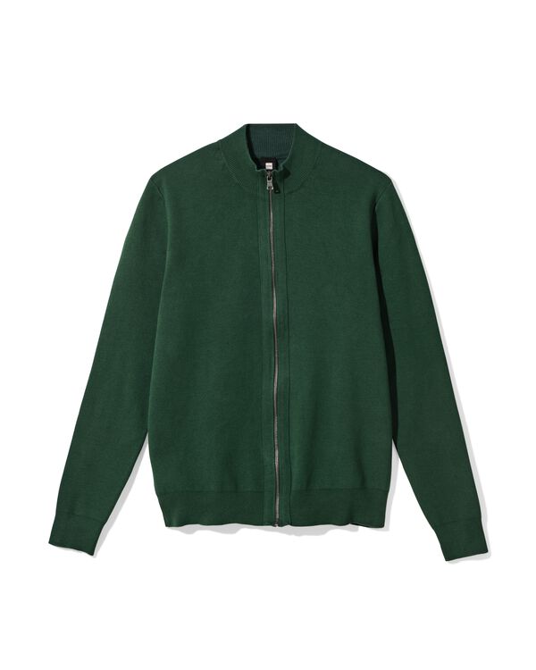 gilet homme Milan vert foncé vert foncé - 2140100DARKGREEN - HEMA