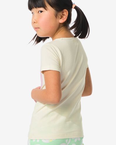 t-shirt enfant blanc cassé 98/104 - 30864038 - HEMA