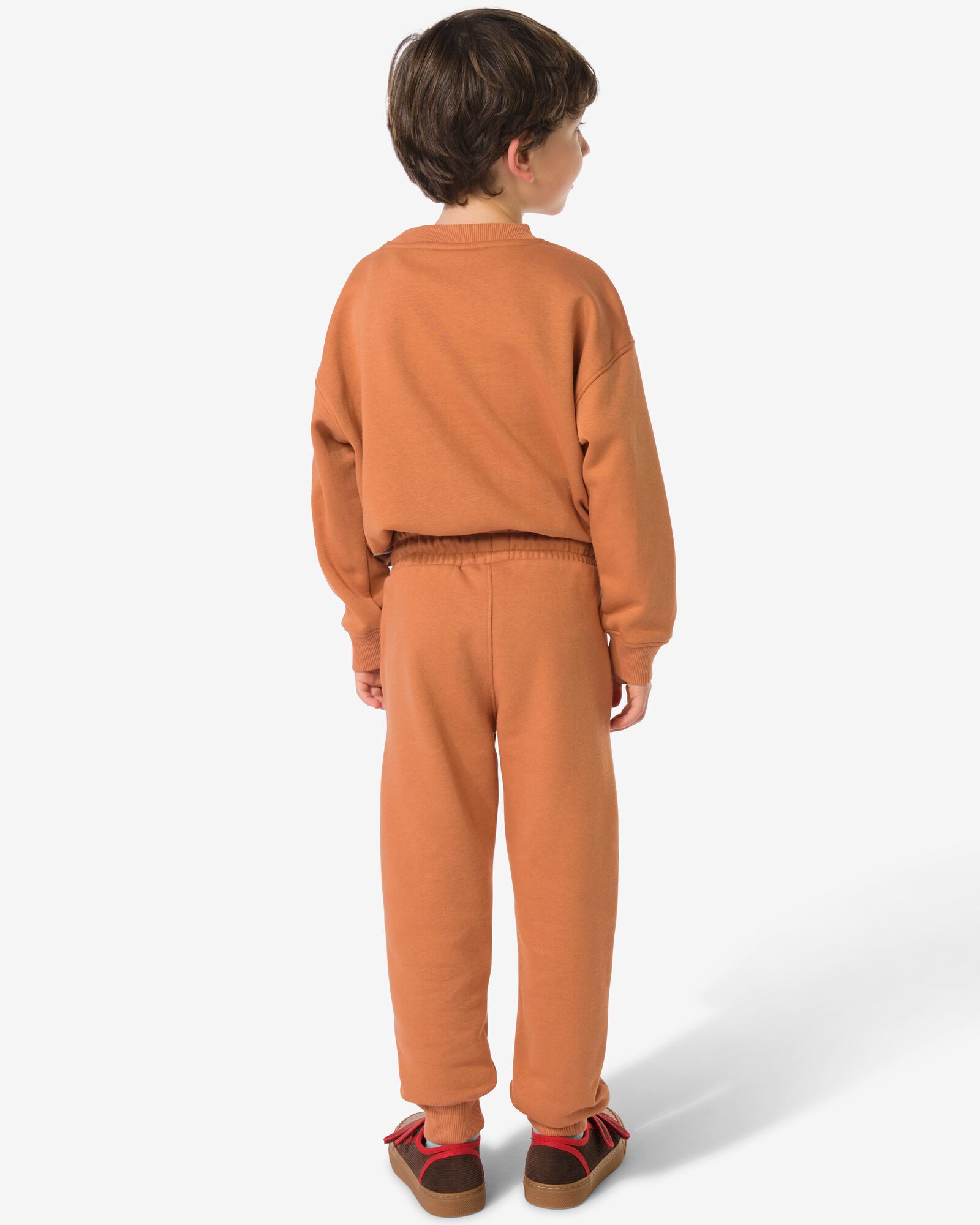 kinderbroek sweatstof bruin bruin - 30710618BROWN - HEMA