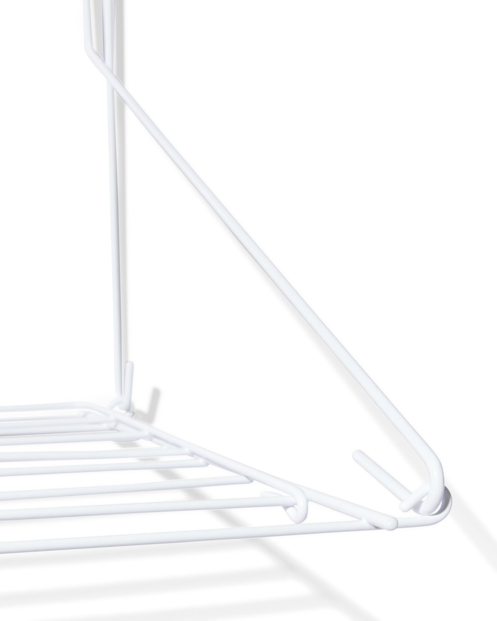 wanddroogrek 57x48x3.5cm metaal wit - 20500190 - HEMA