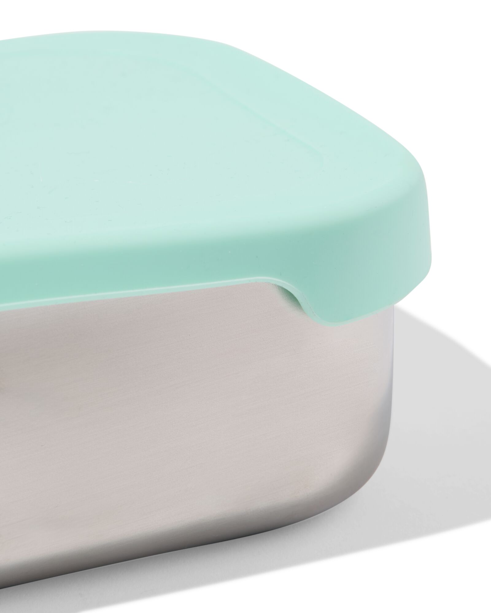 lunch box 18,9 x 14,3 x 5,8 cm inox bleu clair - 80690023 - HEMA